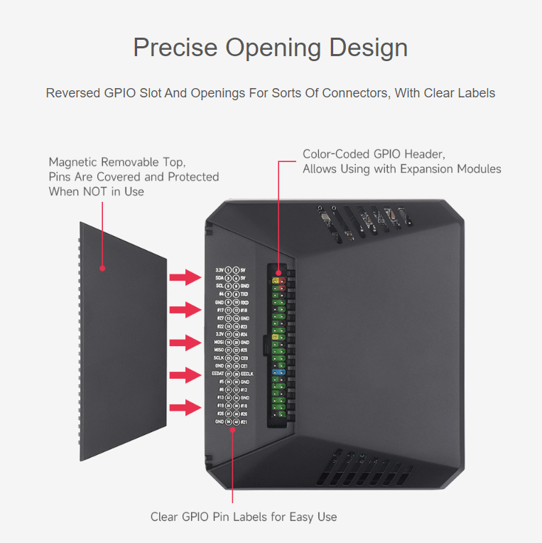 Argon ONE V3 Case for Raspberry Pi 5 + M.2 NVME Expansion Option