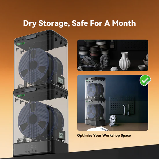 SUNLU FilaDryer SP2 3D Printer Filament Dryer and Storage Box