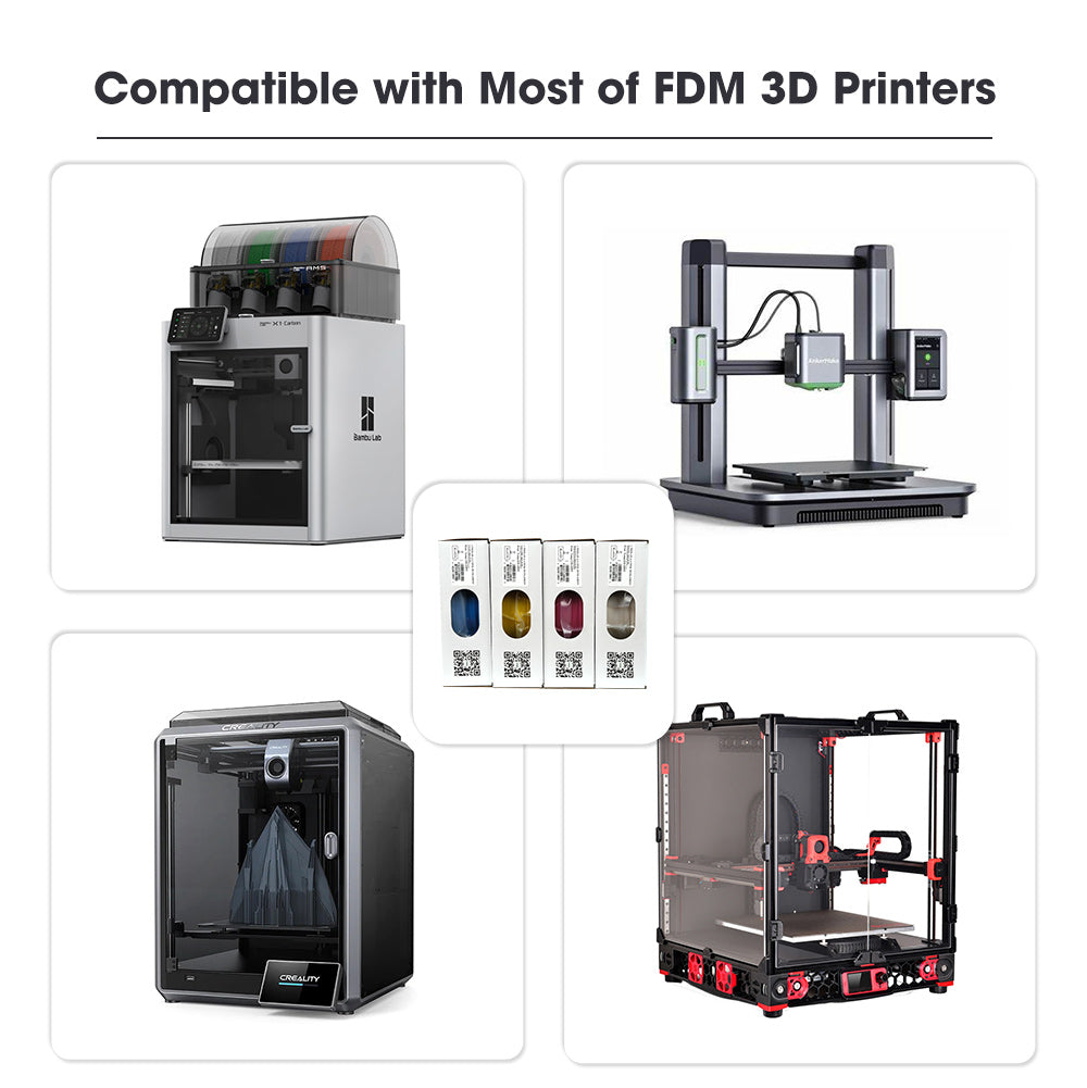 eSun PLA+ CMYK 1.75mm 3D Printer Filament