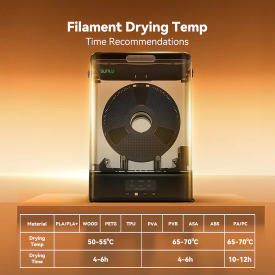 SUNLU FilaDryer SP2 3D Printer Filament Dryer and Storage Box