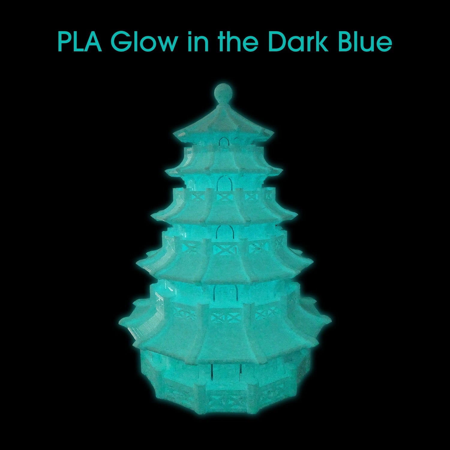 eSun PLA Luminous Glow In The Dark 1.75mm 1KG 3D Printer Filament