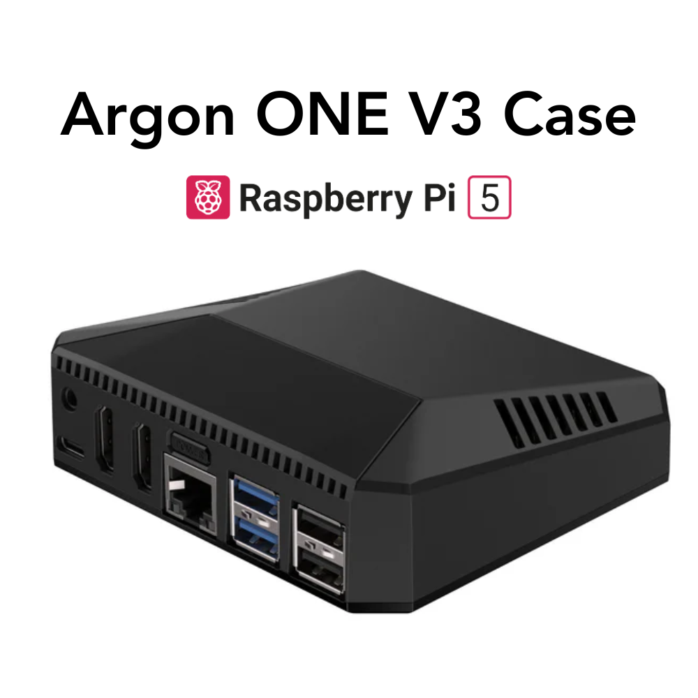 Argon ONE V3 Case for Raspberry Pi 5 + M.2 NVME Expansion Option