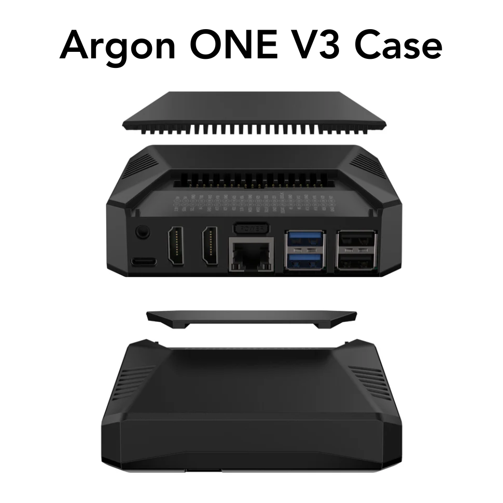 Argon ONE V3 Case for Raspberry Pi 5 + M.2 NVME Expansion Option