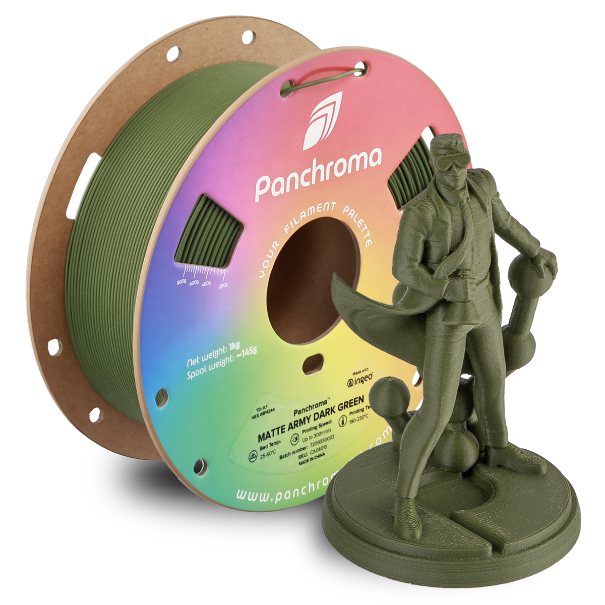 Polymaker Panchroma Matte PLA 1.75mm 1KG 3D Printer Filament