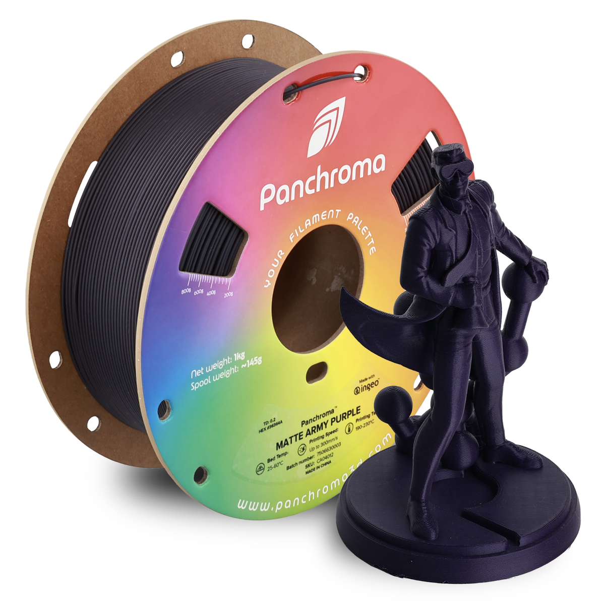 Polymaker Panchroma Matte PLA 1.75mm 1KG 3D Printer Filament
