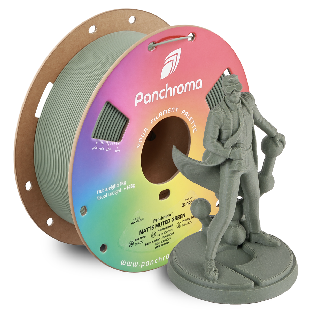 Polymaker Panchroma Matte PLA 1.75mm 1KG 3D Printer Filament