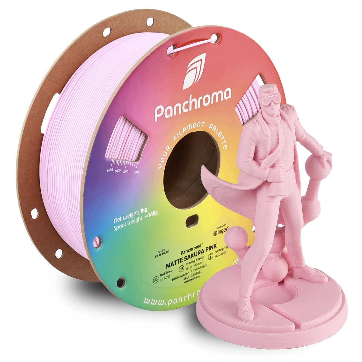 Polymaker Panchroma Matte PLA 1.75mm 1KG 3D Printer Filament