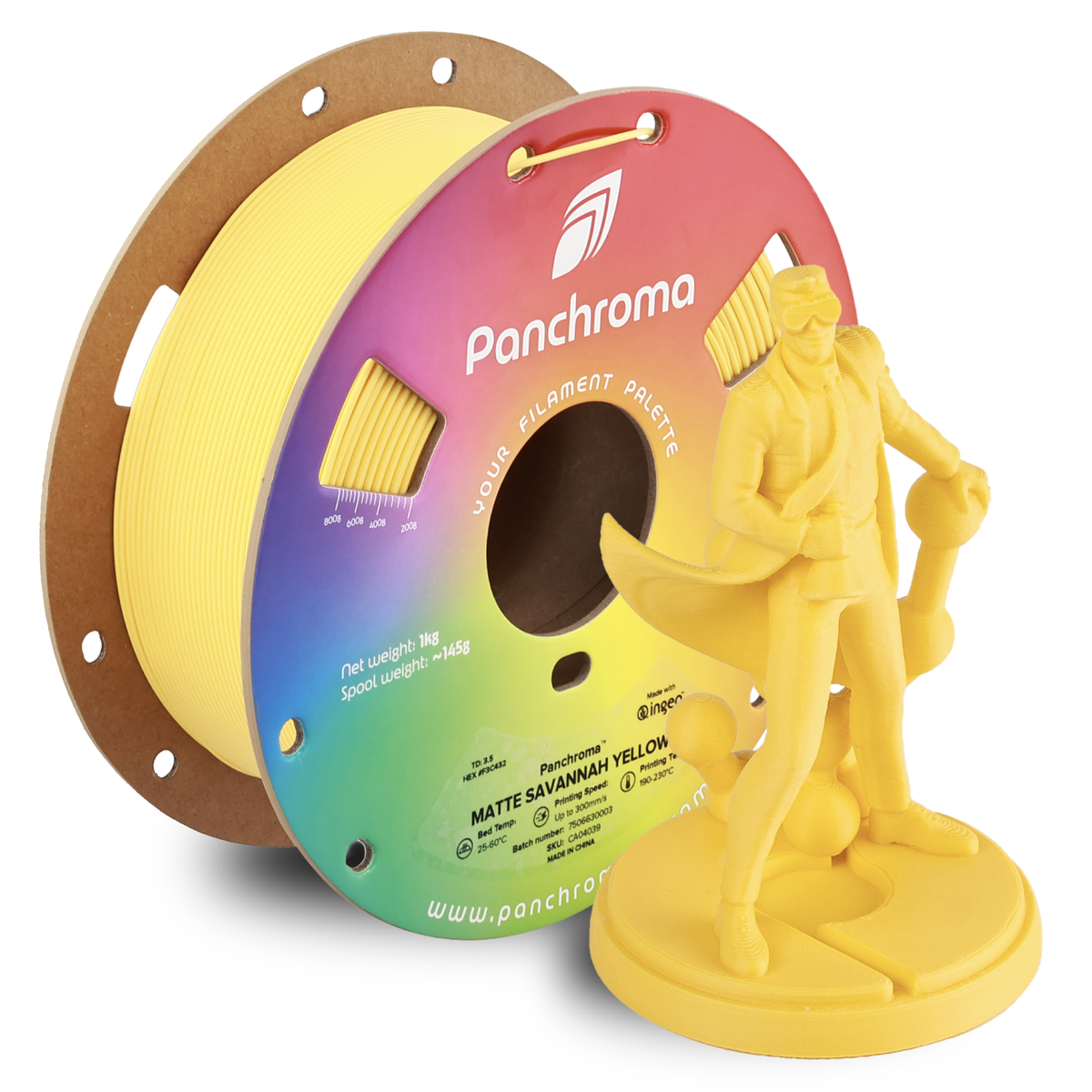 Polymaker Panchroma Matte PLA 1.75mm 1KG 3D Printer Filament