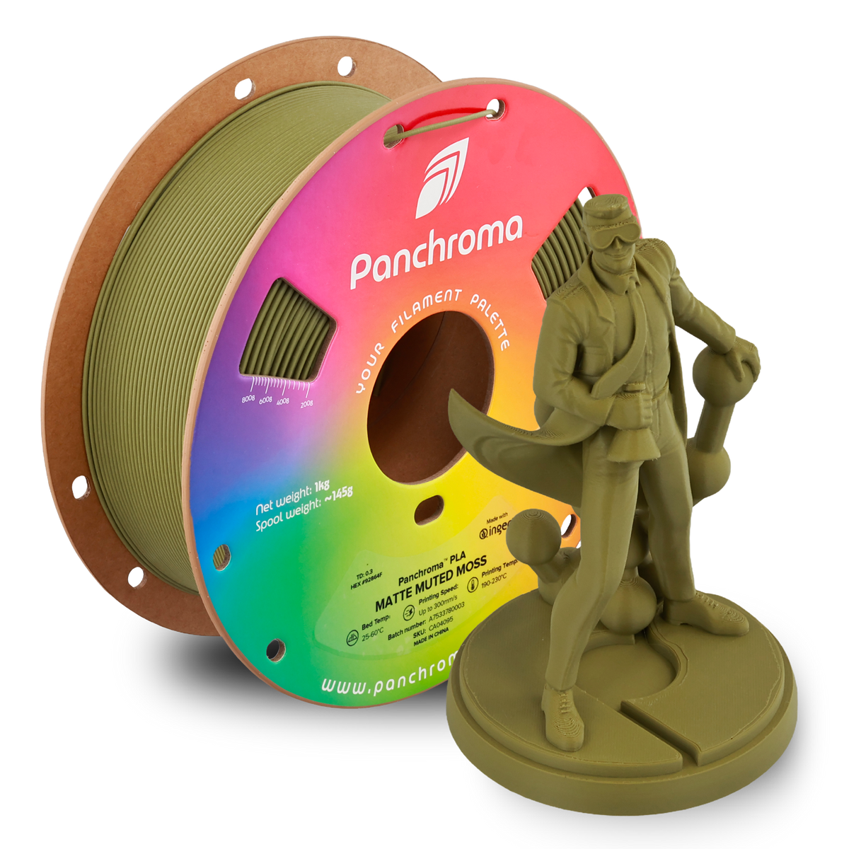 Polymaker Panchroma Matte PLA 1.75mm 1KG 3D Printer Filament
