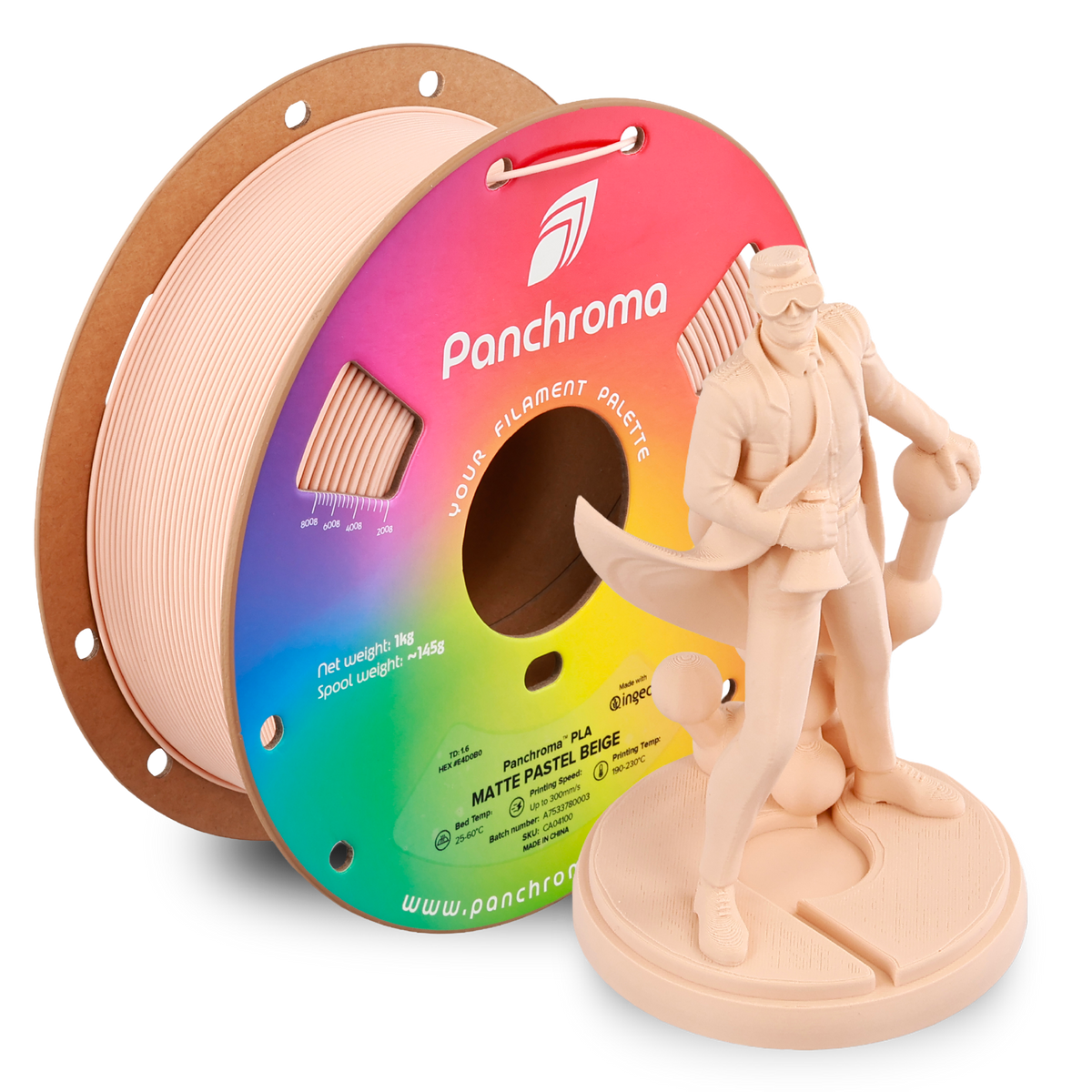 Polymaker Panchroma Matte PLA 1.75mm 1KG 3D Printer Filament