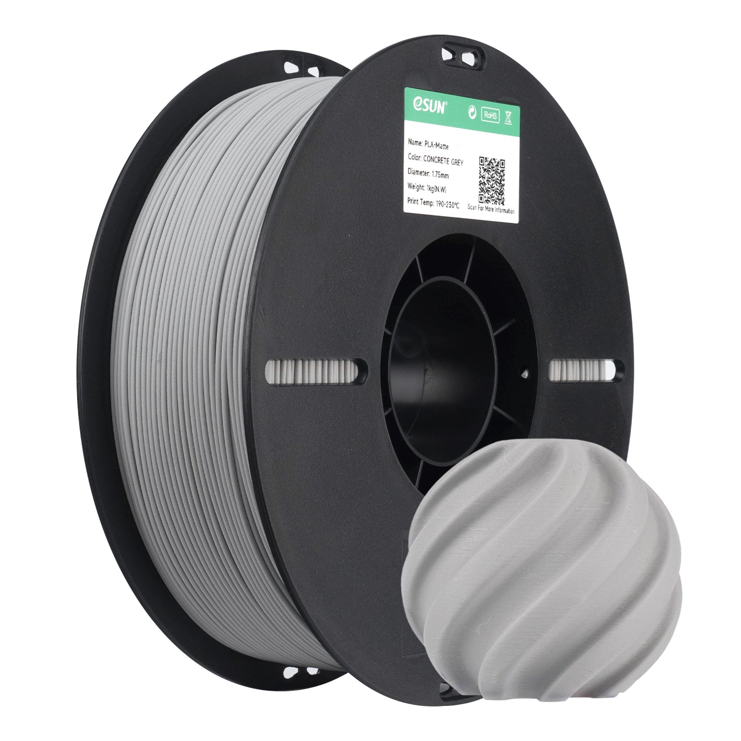 eSUN ePLA-Matte 1.75mm 1KG 3D Printer Filament