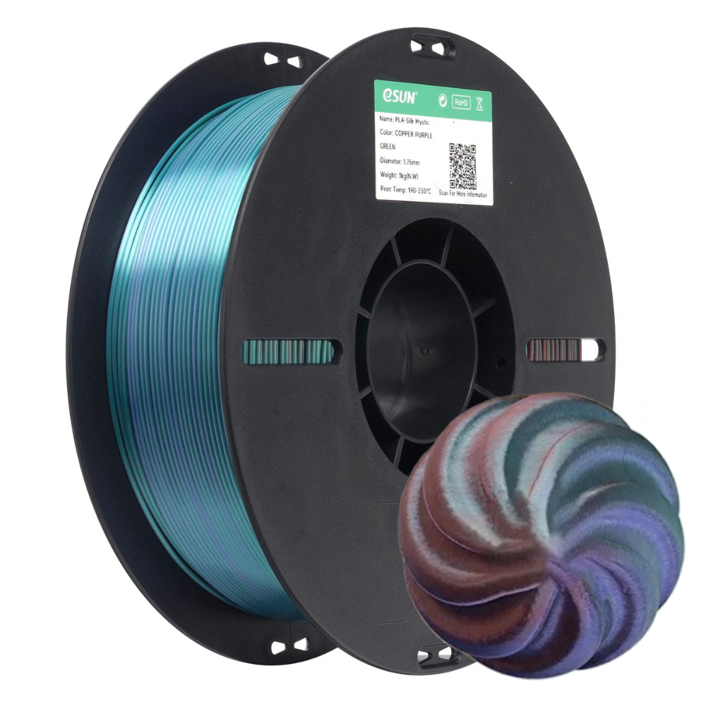 eSUN ePLA-Silk Magic Mystic 1.75mm 1KG 3D Printer Filament
