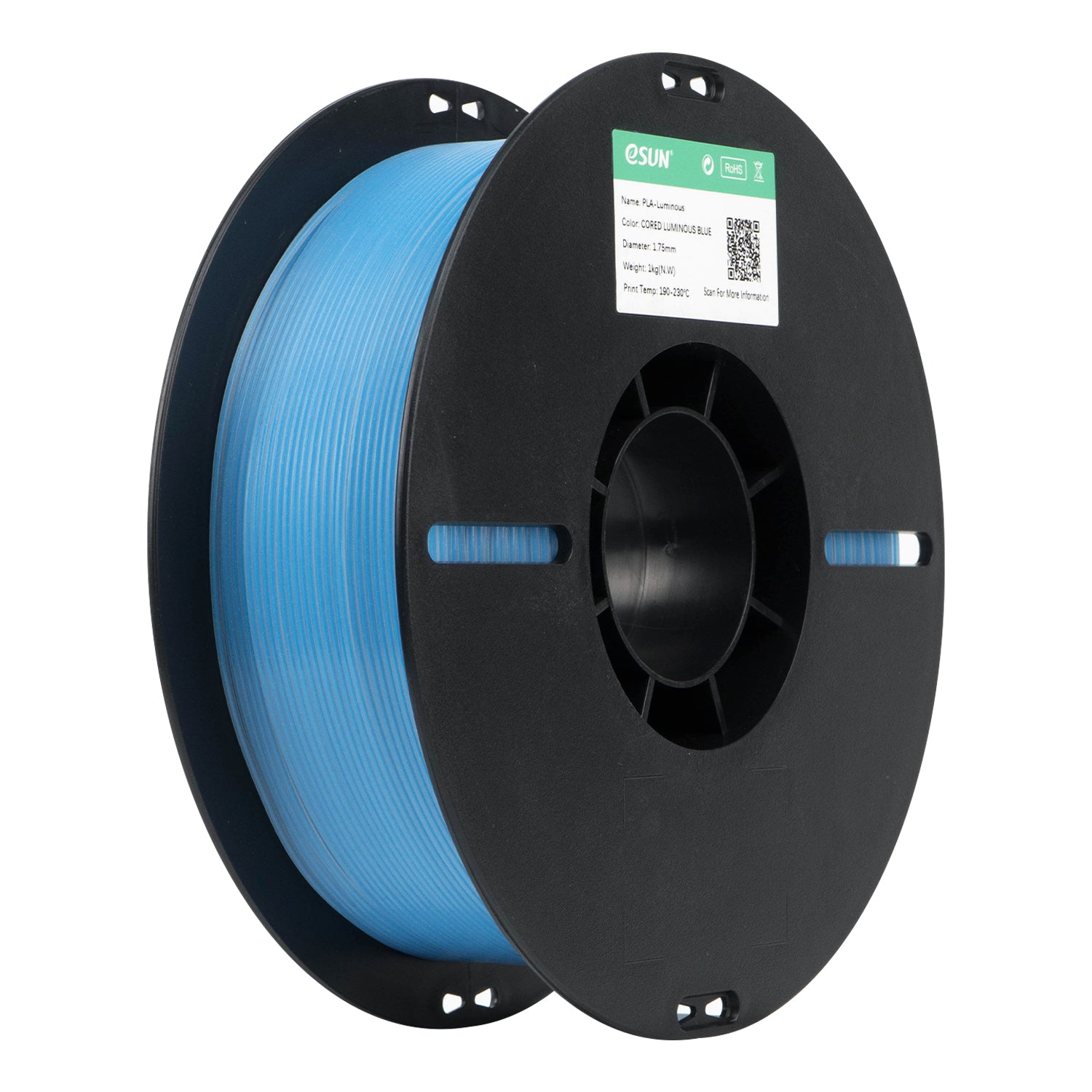 eSUN PLA Luminous Glow In The Dark 1.75mm 1KG 3D Printer Filament