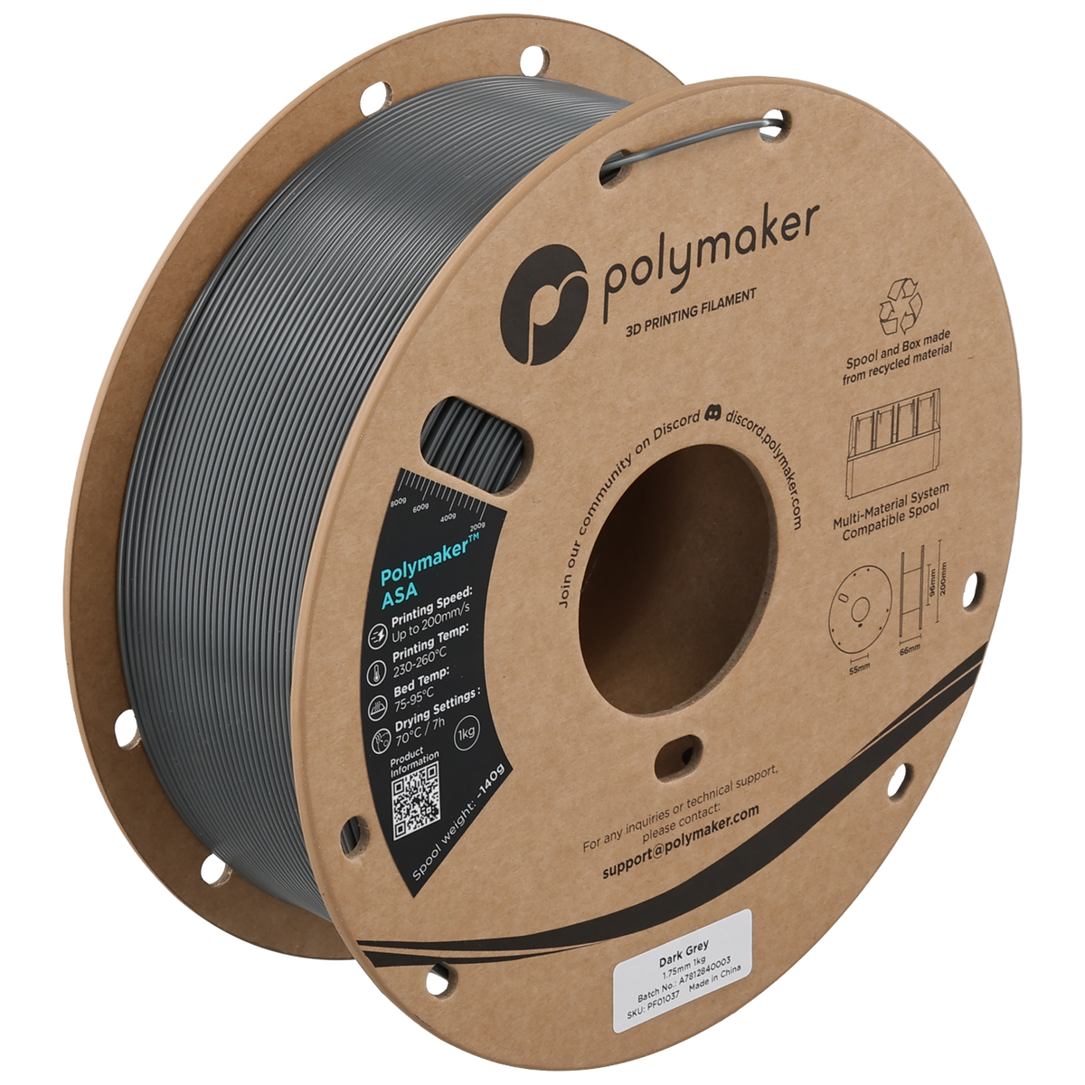 Polymaker ASA 1.75mm 1KG 3D Printer Filament