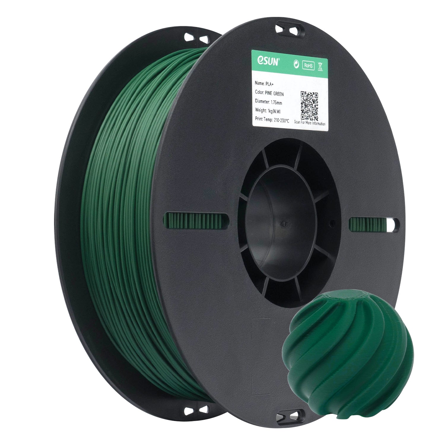 eSUN PLA+ 1.75mm 1KG 3D Printer Filament