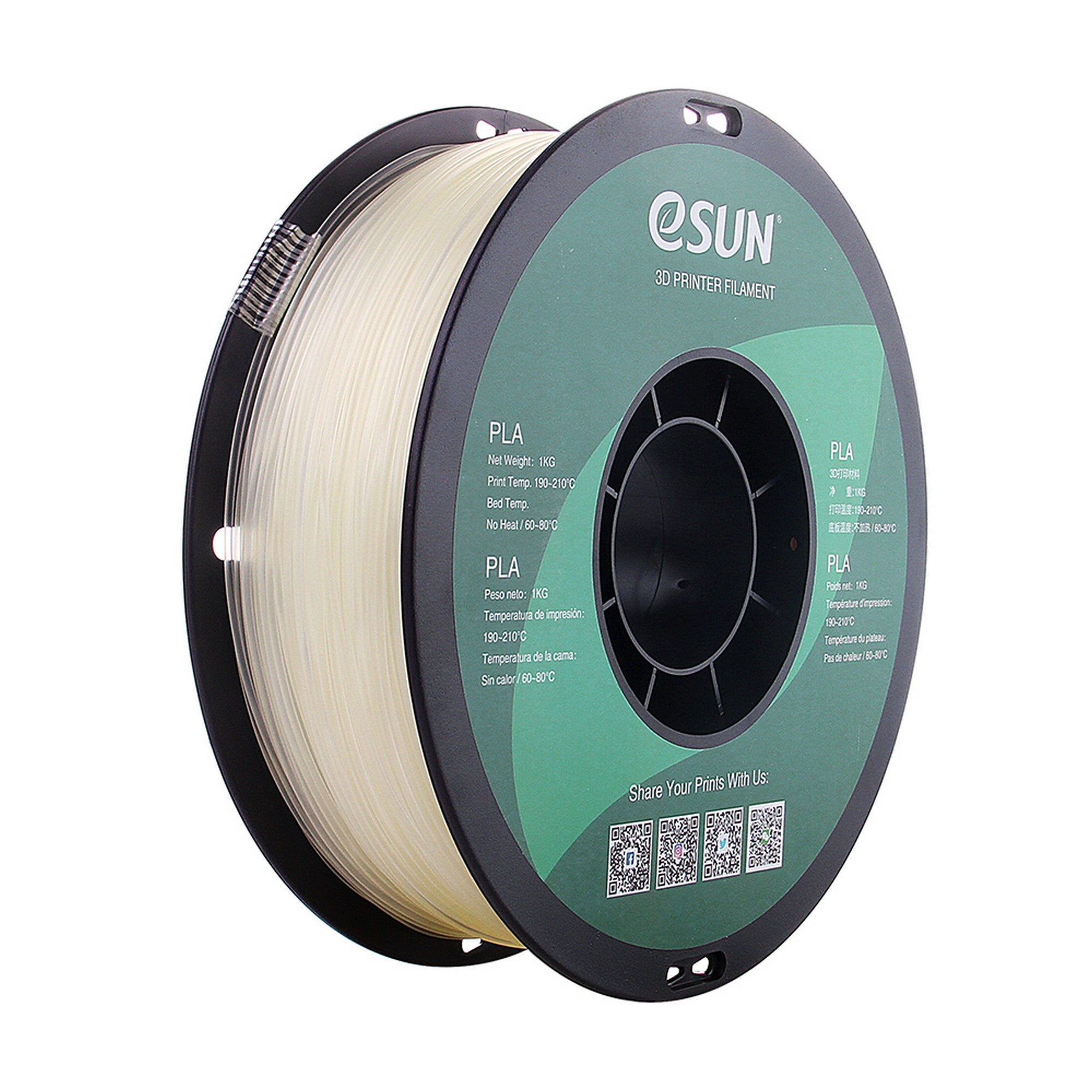 eSun PLA+ 1.75mm 1KG 3D Printer Filament