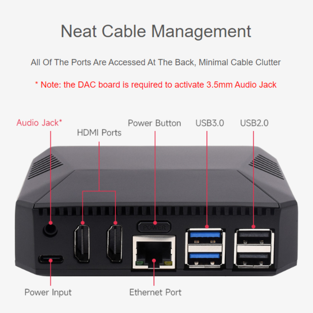 Argon ONE V3 Case for Raspberry Pi 5 + M.2 NVME Expansion Option