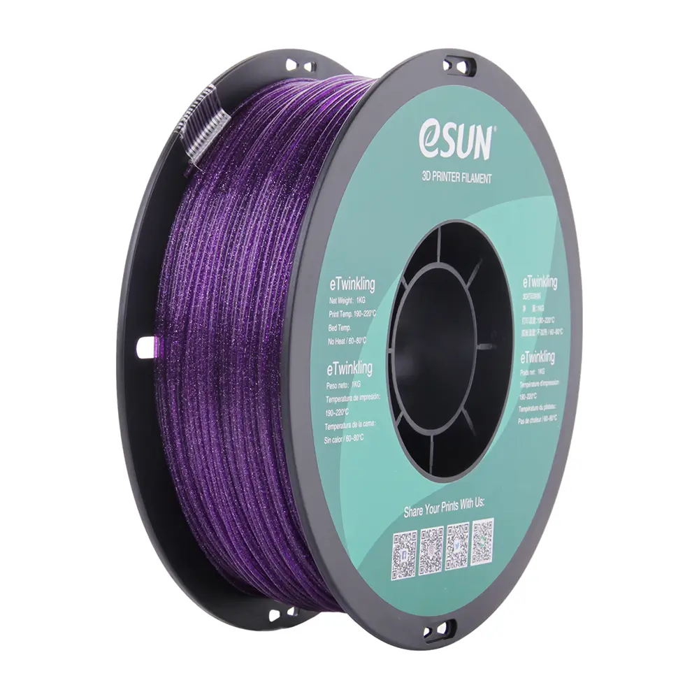 eSun PLA eTwinkling 1.75mm 1KG 3D Printer Filament