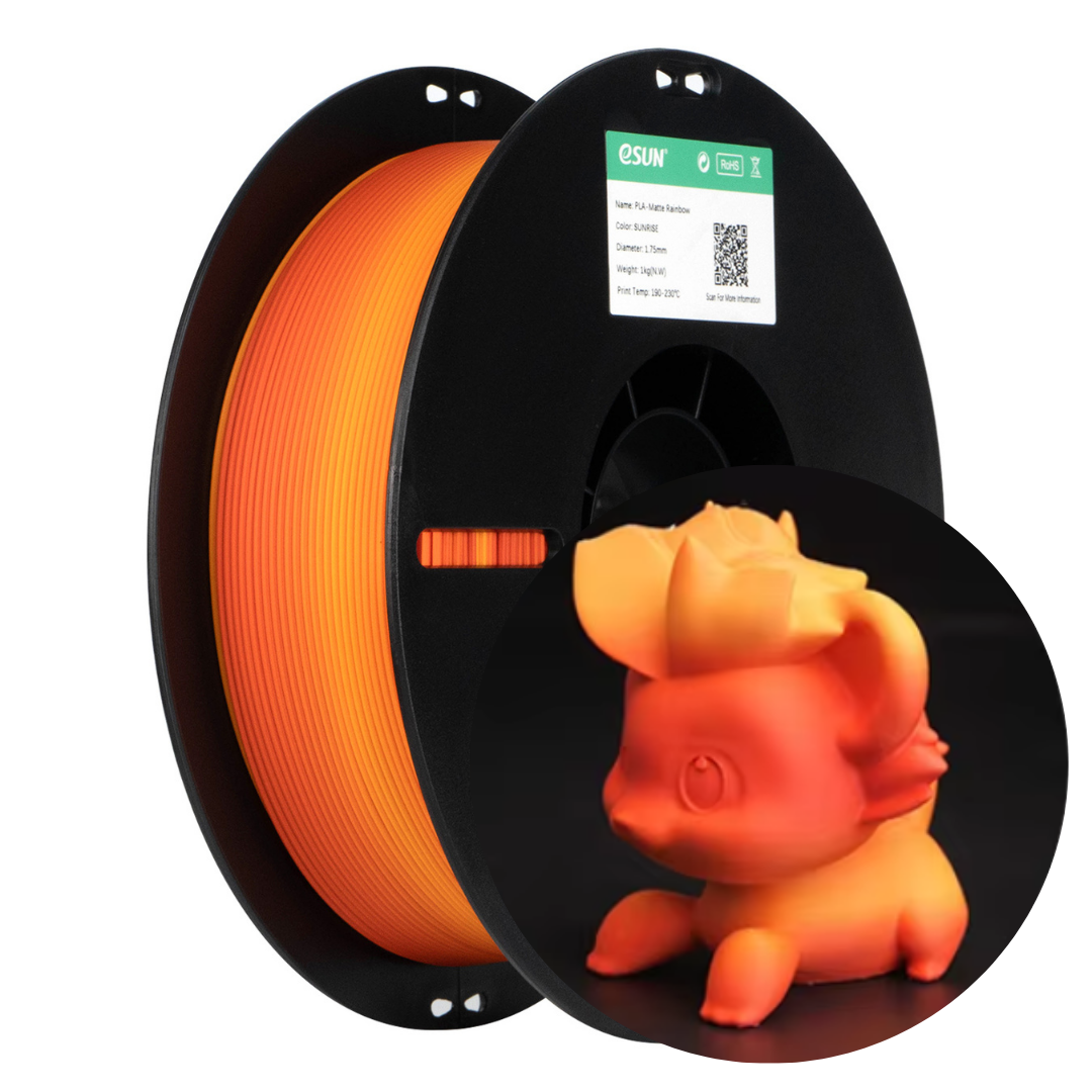 eSUN ePLA-Matte Rainbow 1.75mm 1KG 3D Printer Filament