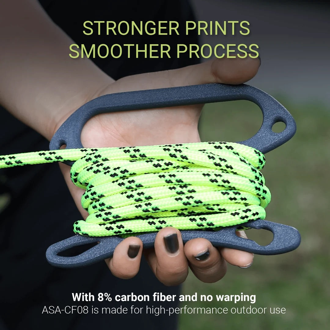 Polymaker Fiberon ASA-CF08 1.75mm 0.5KG 3D Printer Filament Black