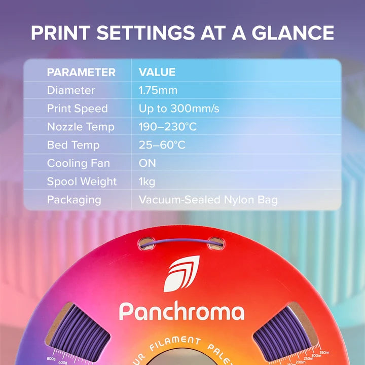 Polymaker Panchroma Matte PLA 1.75mm 1KG 3D Printer Filament