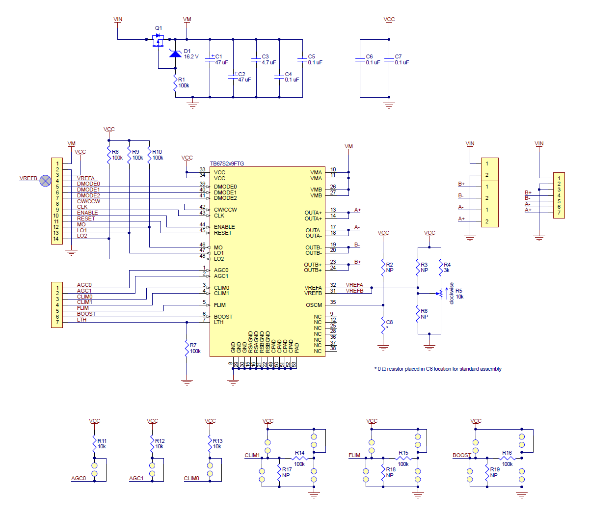 TB67S249FTG Stepper Motor Driver Carrier - Full Breakout Pololu 2973