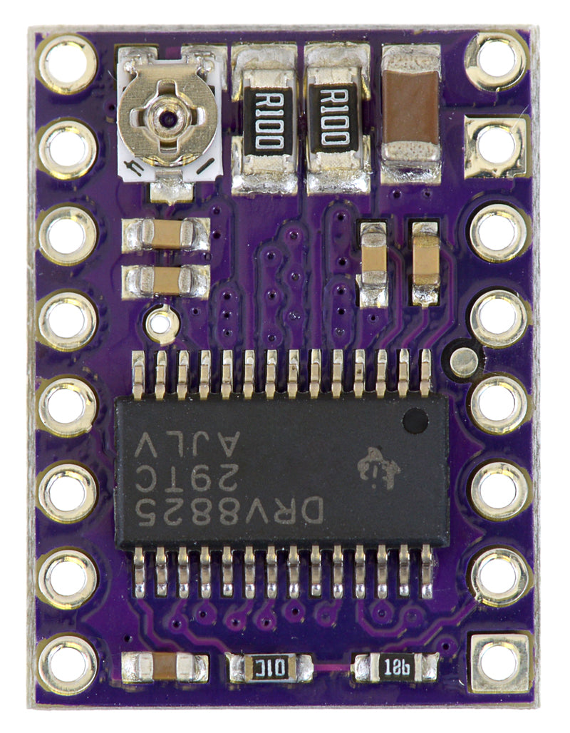 DRV8825 stepper motor driver carrier.