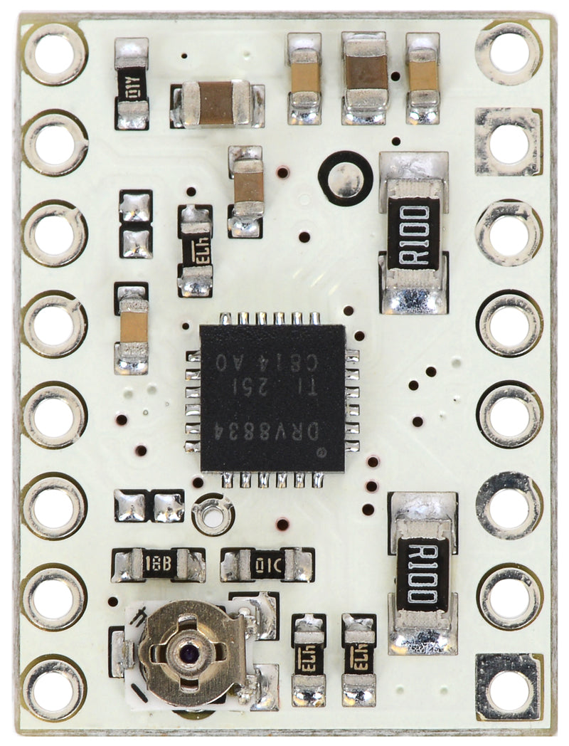 DRV8834 low-voltage stepper motor driver carrier.