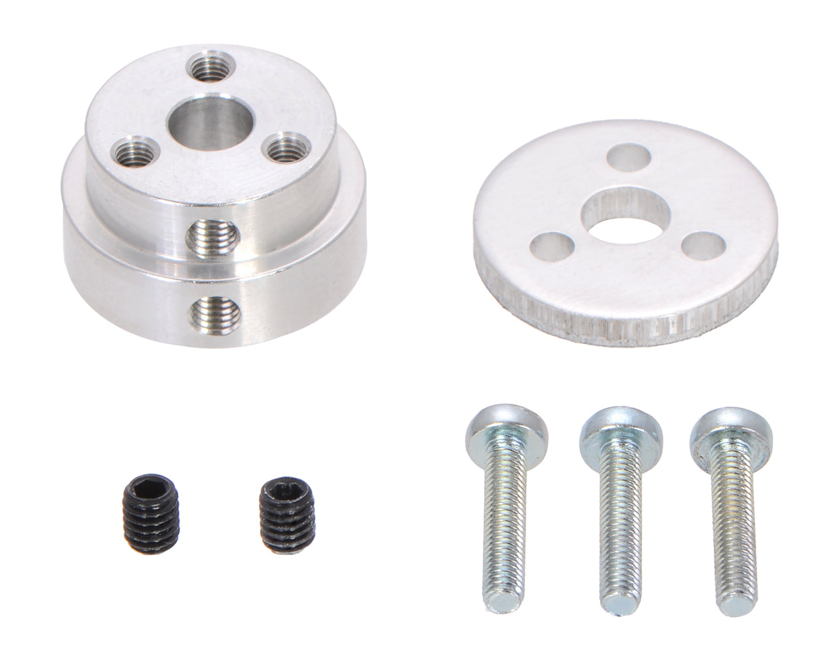 6&nbsp;mm scooter wheel adapter with included hardware.