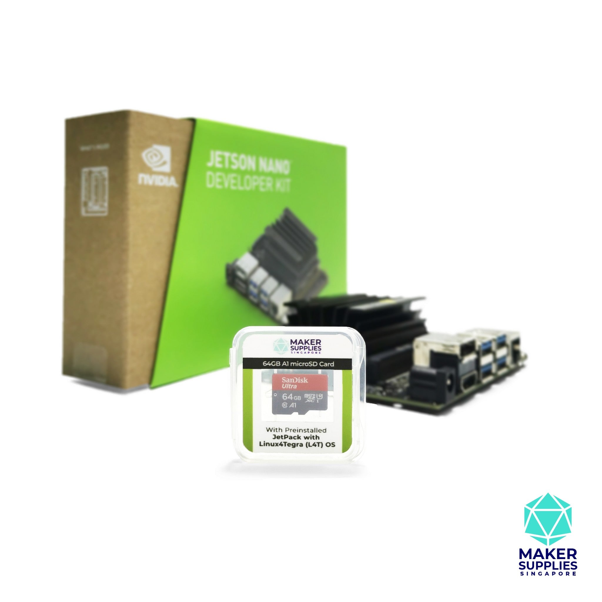 Jetson Nano 4GB B01 Ultimate Bundle with Acrylic Case