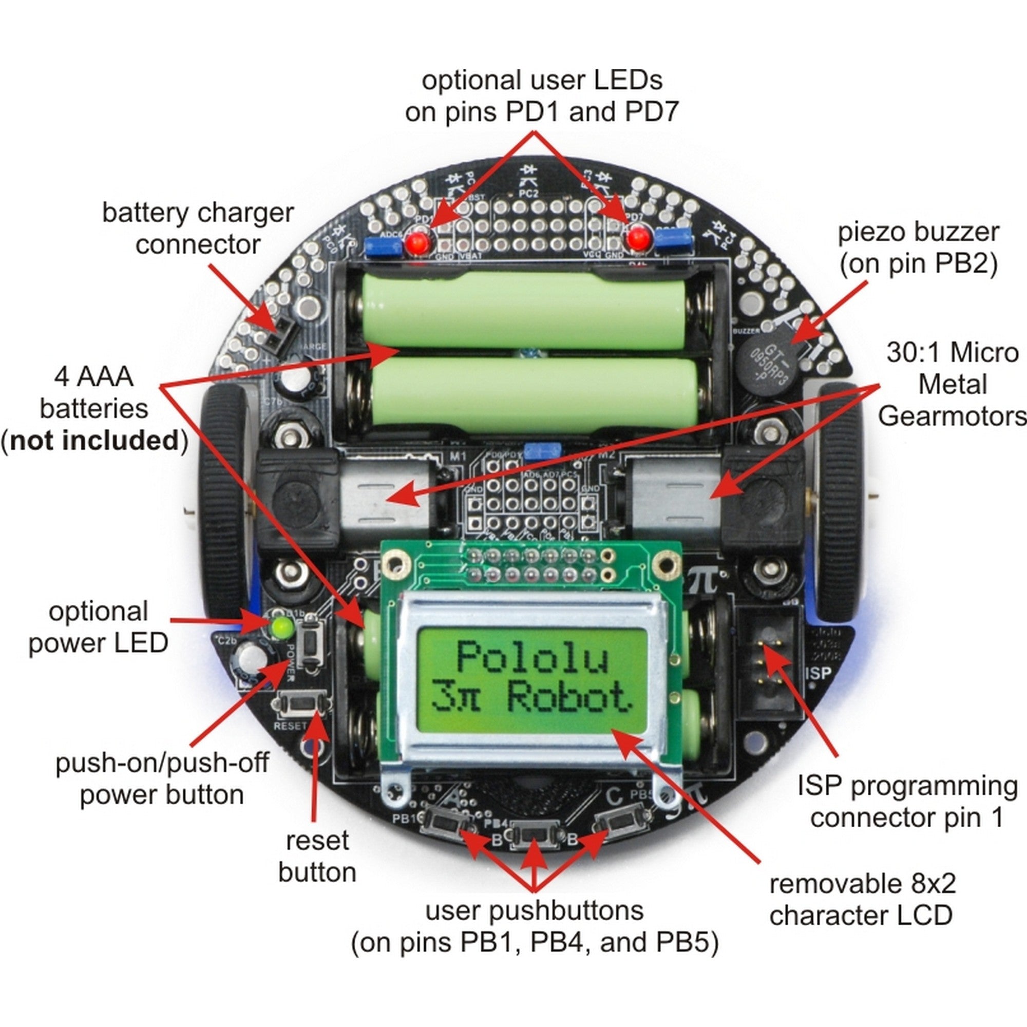 Pololu 3pi Robot Pololu 975