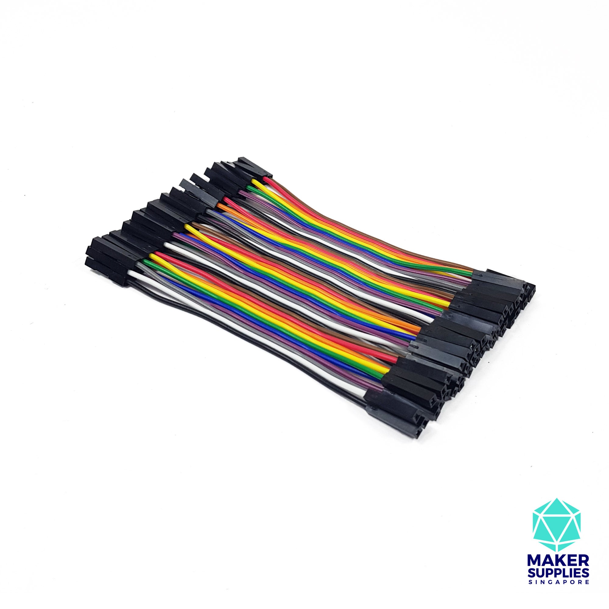 40pcs 10cm Female to Female Jumper DuPont Wire