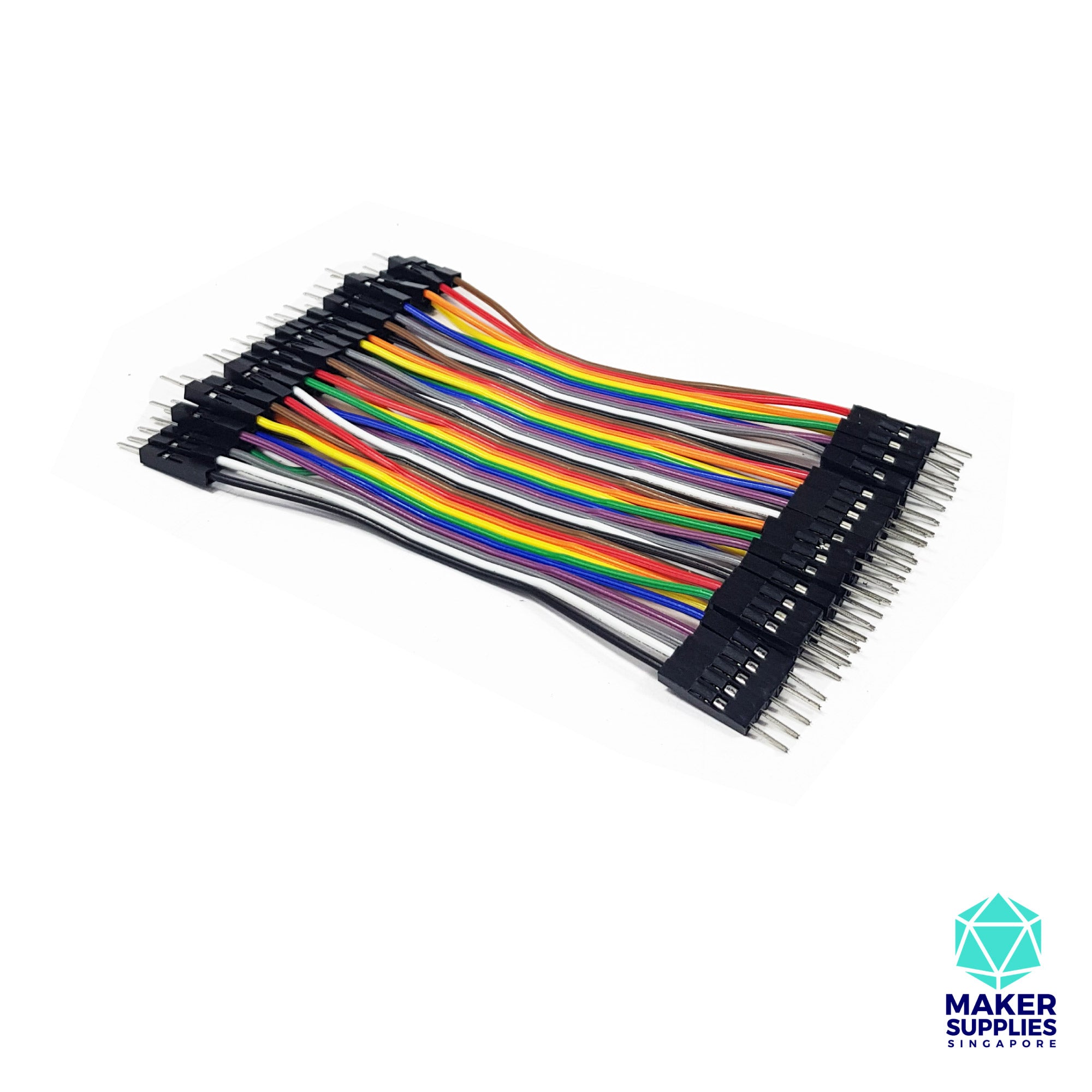 40pcs 10cm Male to Male Jumper DuPont Wire
