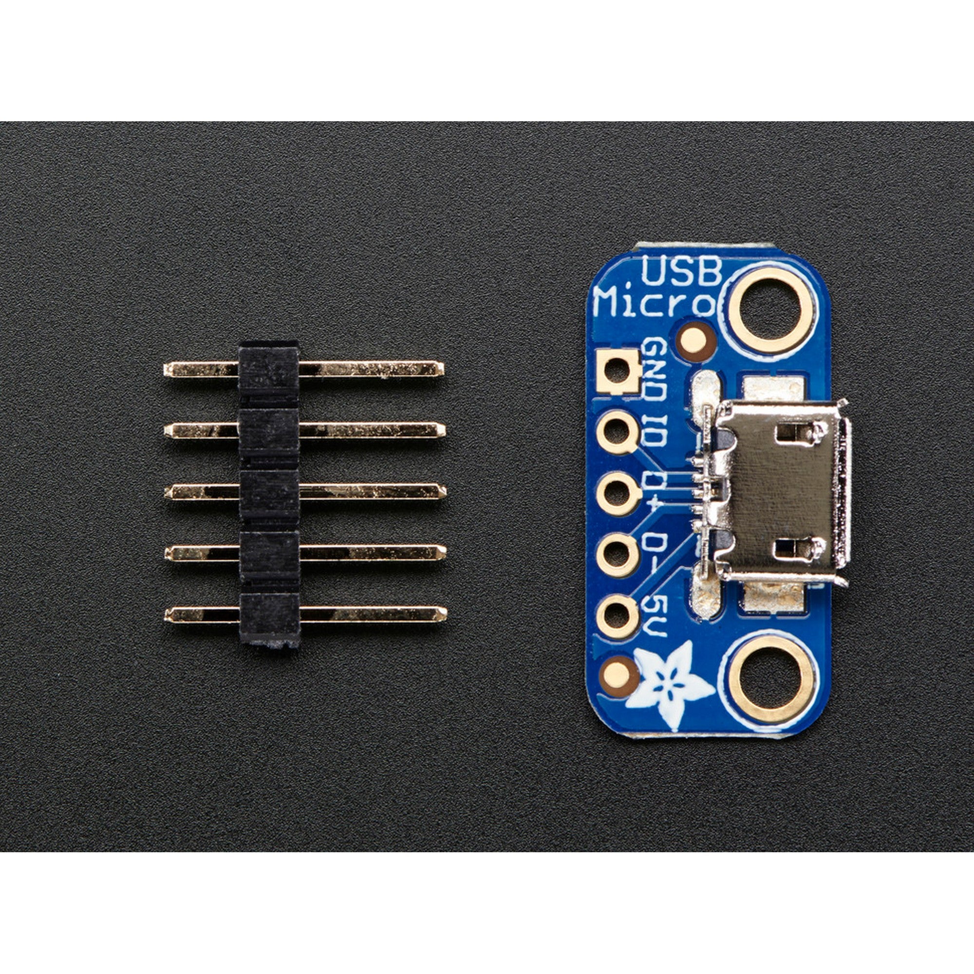 Adafruit USB Micro-B Breakout Board 1833