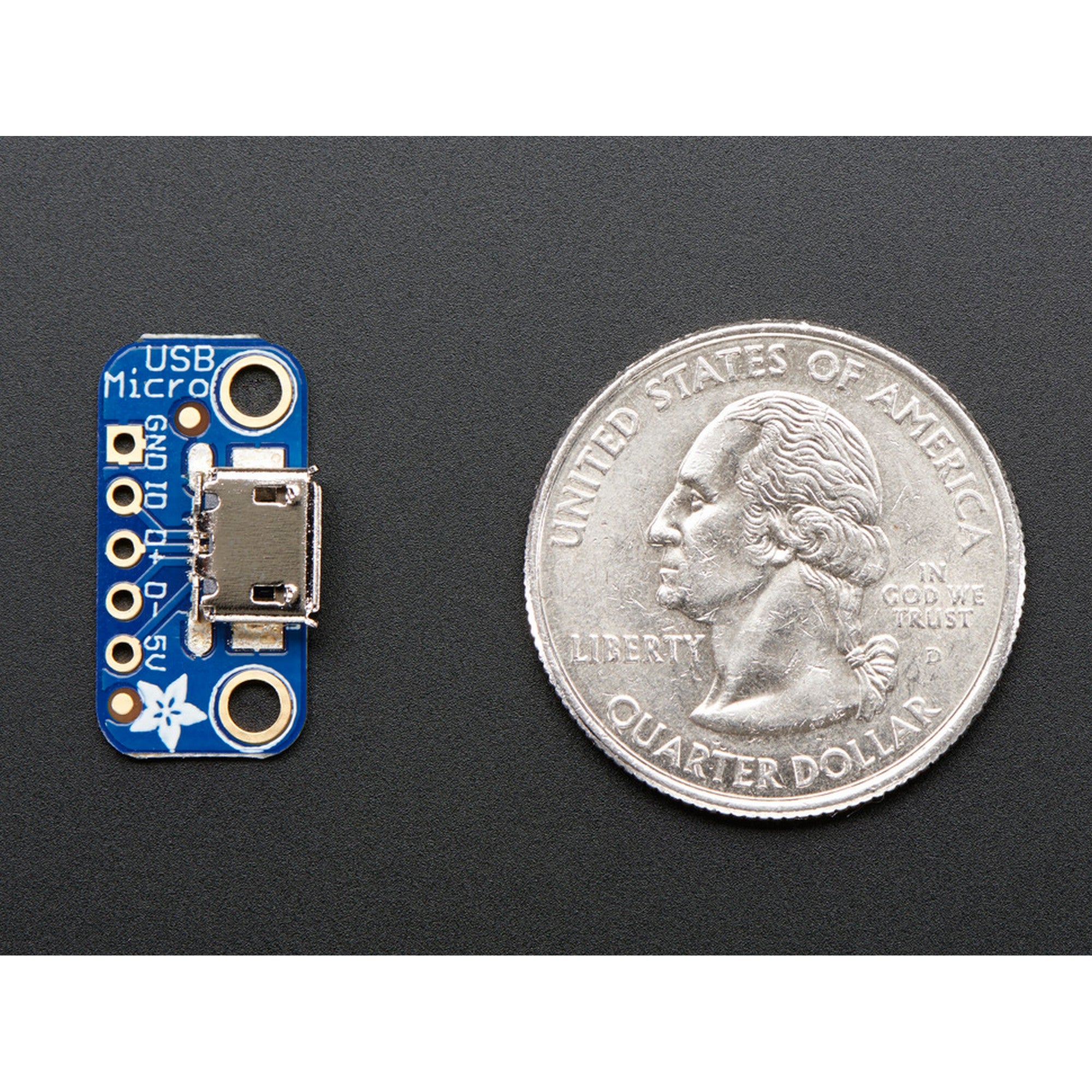 Adafruit USB Micro-B Breakout Board 1833