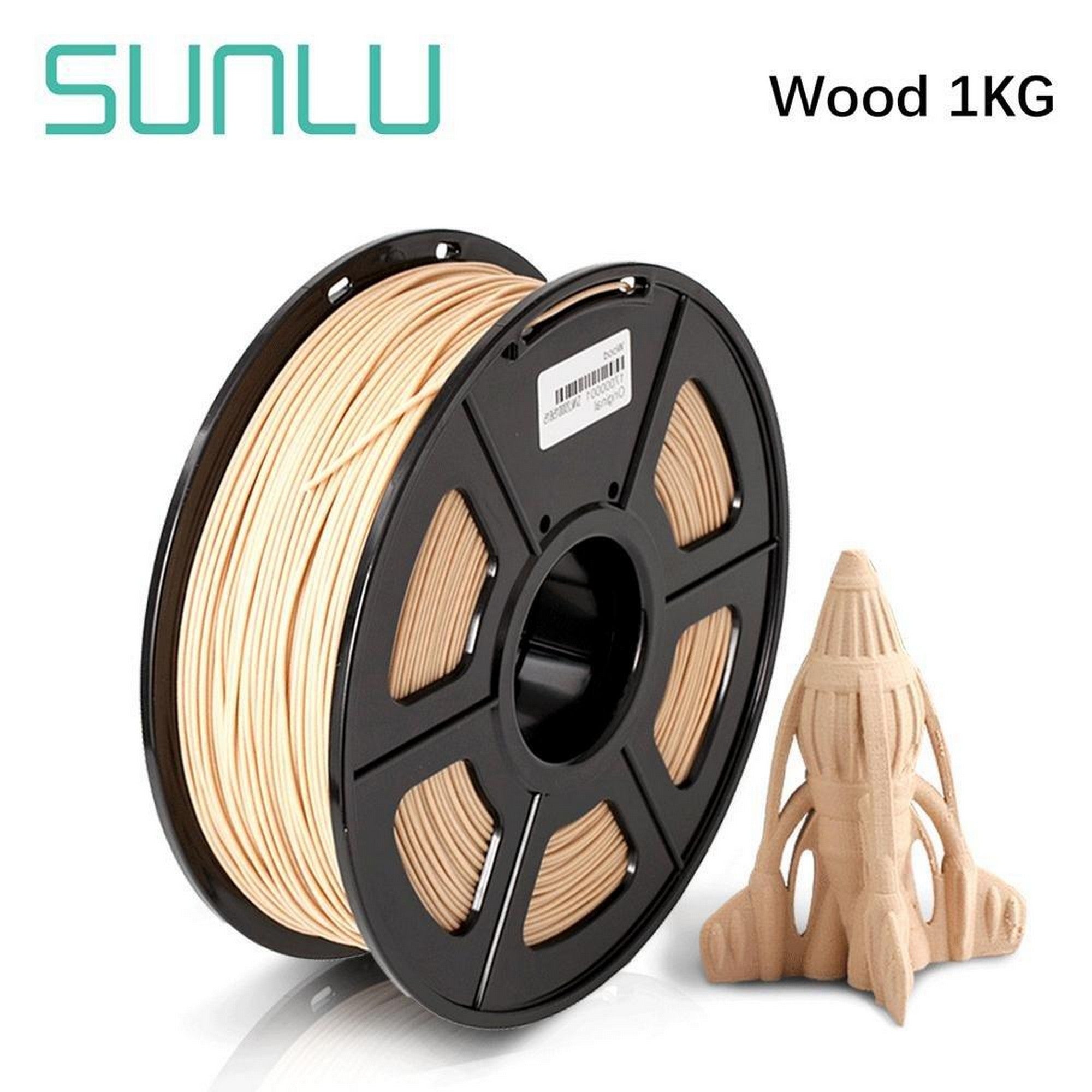 SUNLU Wood Low-Temp 1.75mm 1KG 3D Printer Filament