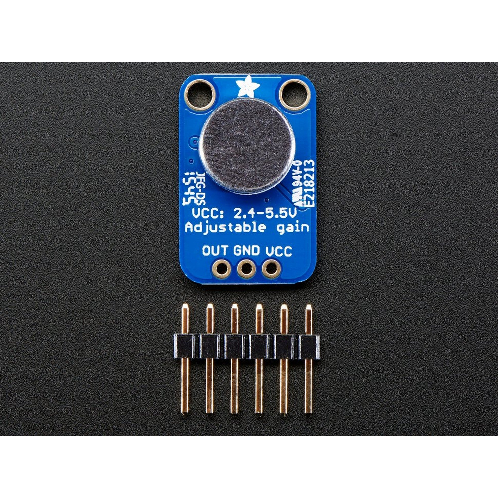 Adafruit Electret Microphone Amplifier - MAX4466 with Adjustable Gain 1063