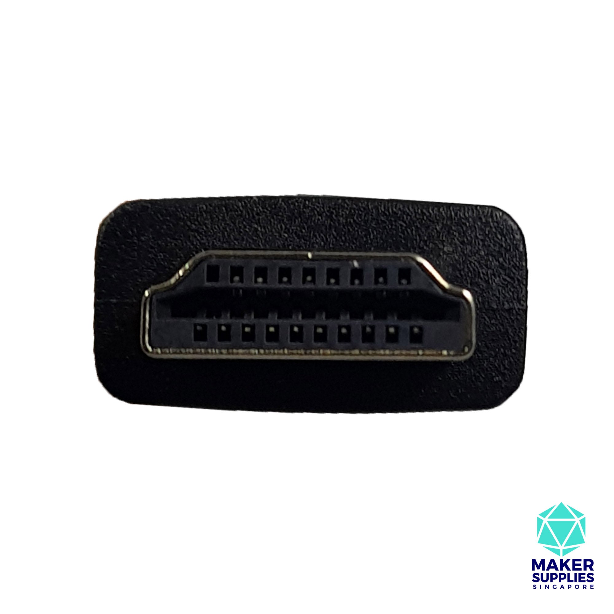 1m Micro HDMI to Standard HDMI Cable Black (Type A to Type D)