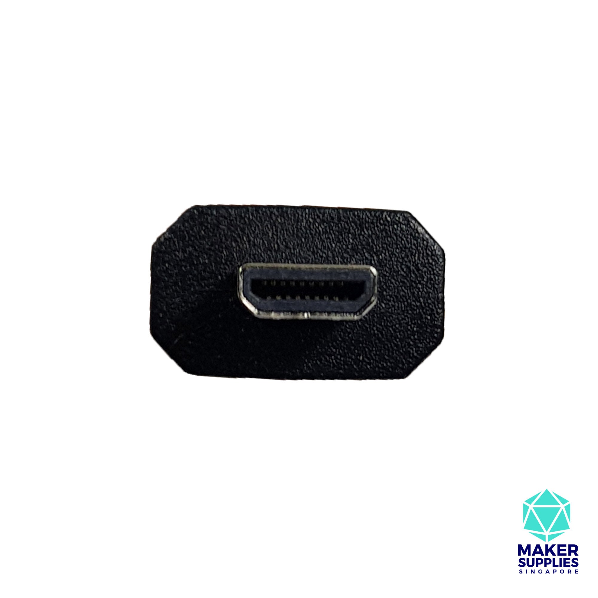 1m Micro HDMI to Standard HDMI Cable Black (Type A to Type D)