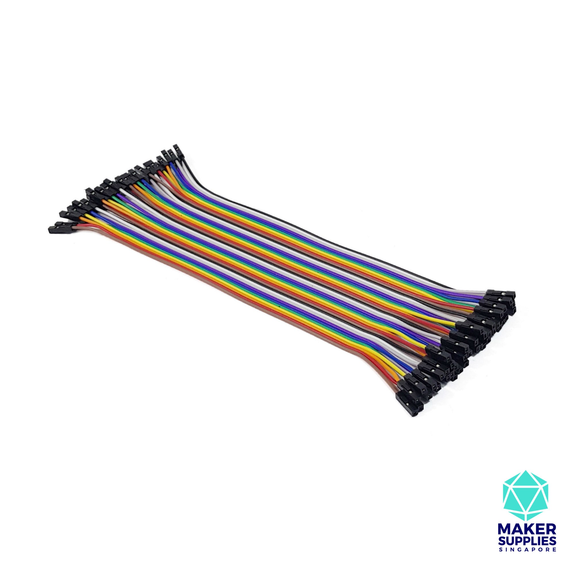 40pcs 20cm Female to Female Jumper DuPont Wire