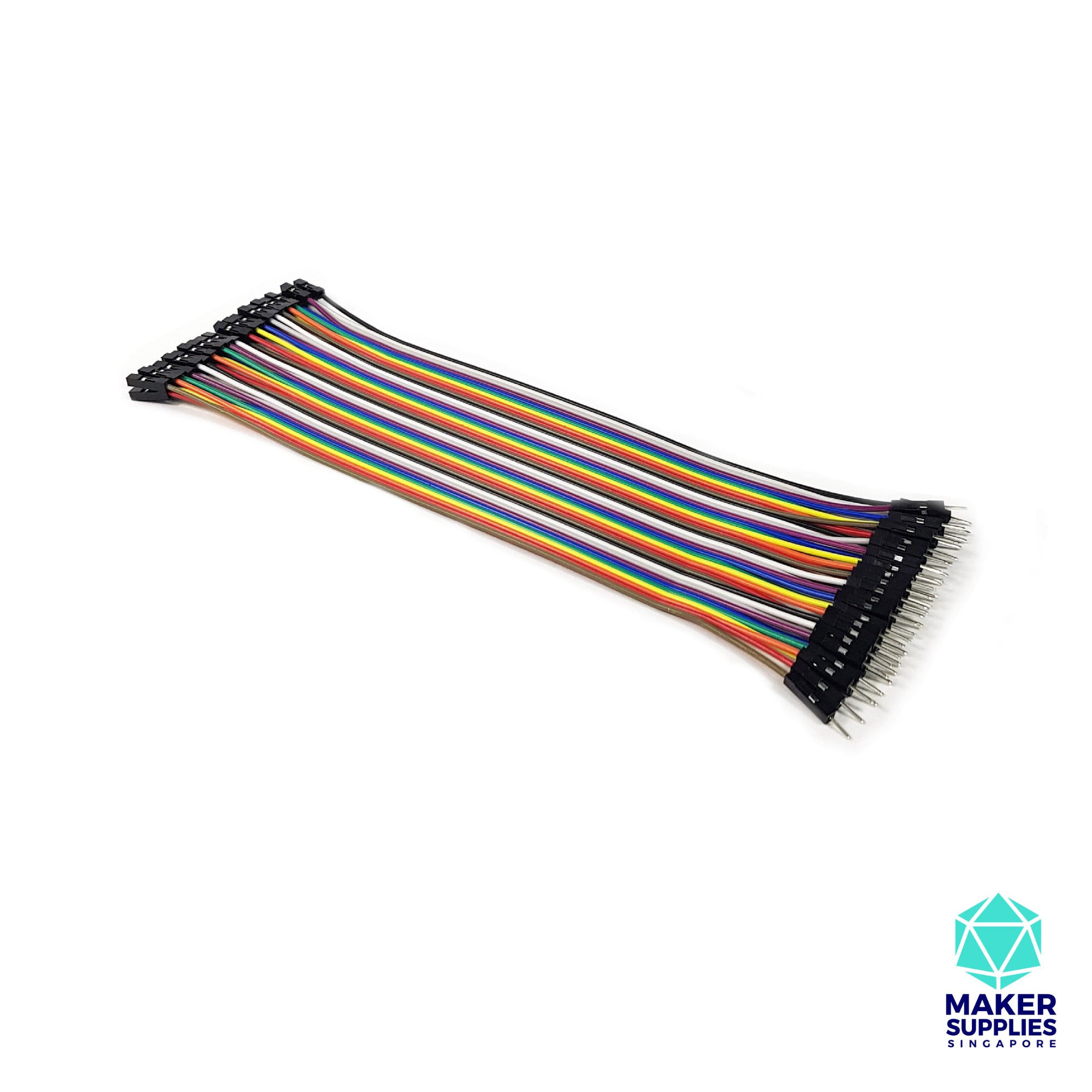 40pcs 20cm Male to Female Jumper DuPont Wire