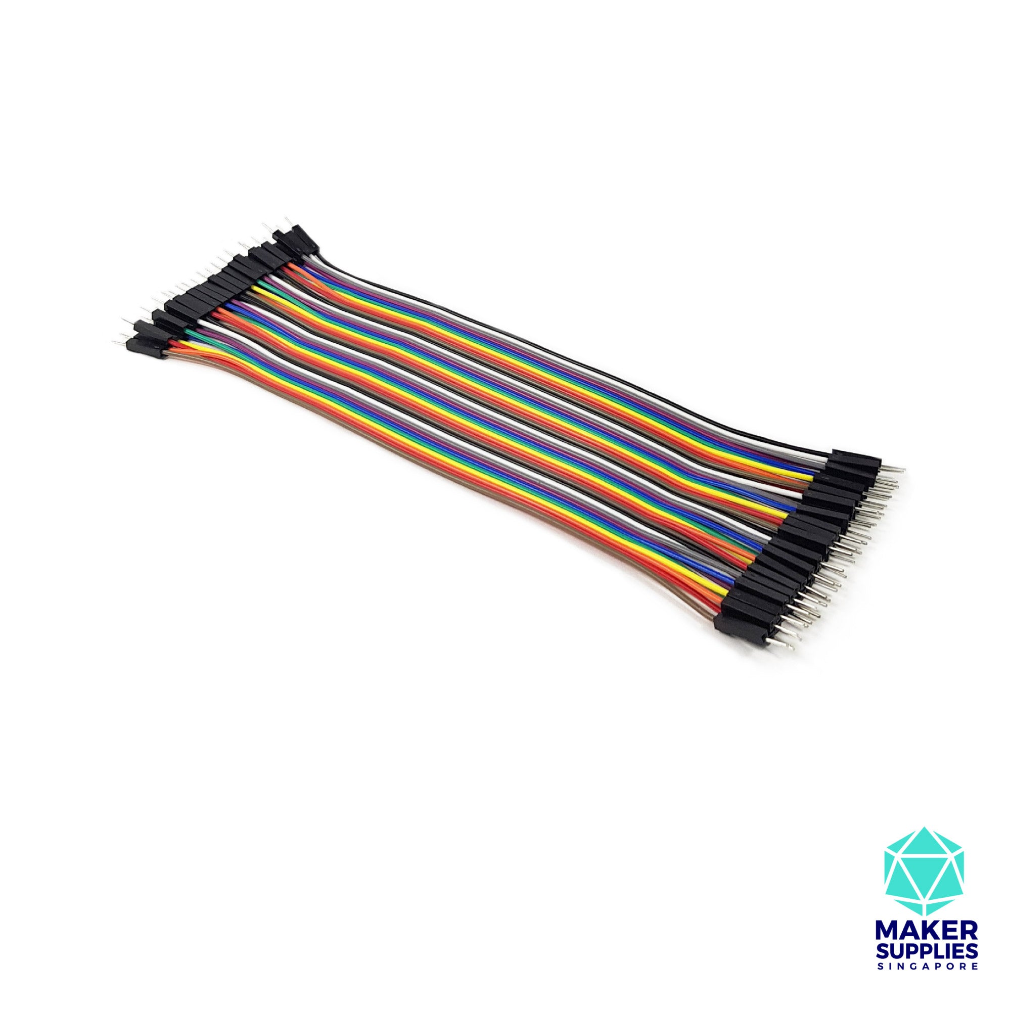 40pcs 20cm Male to Male Jumper DuPont Wire