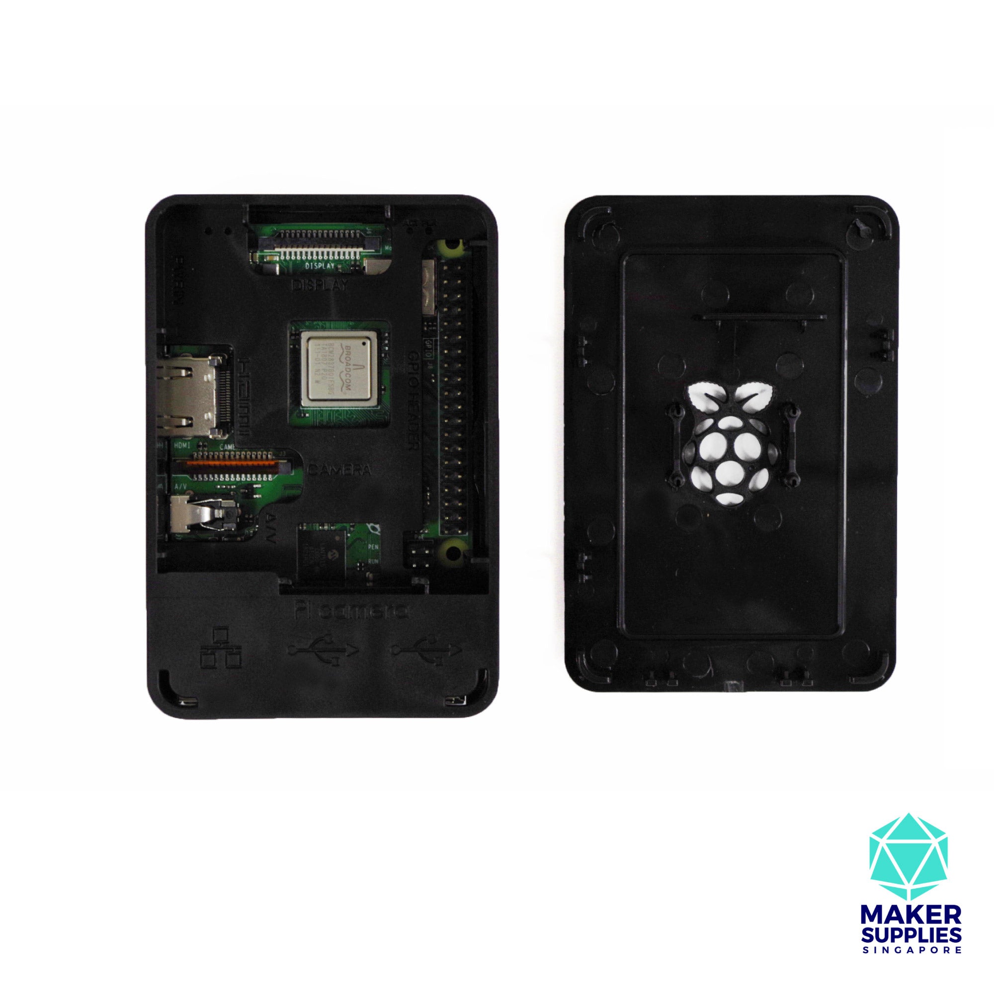 3-Piece Raspberry Pi 2B/3B/3B+ Plastic Casing