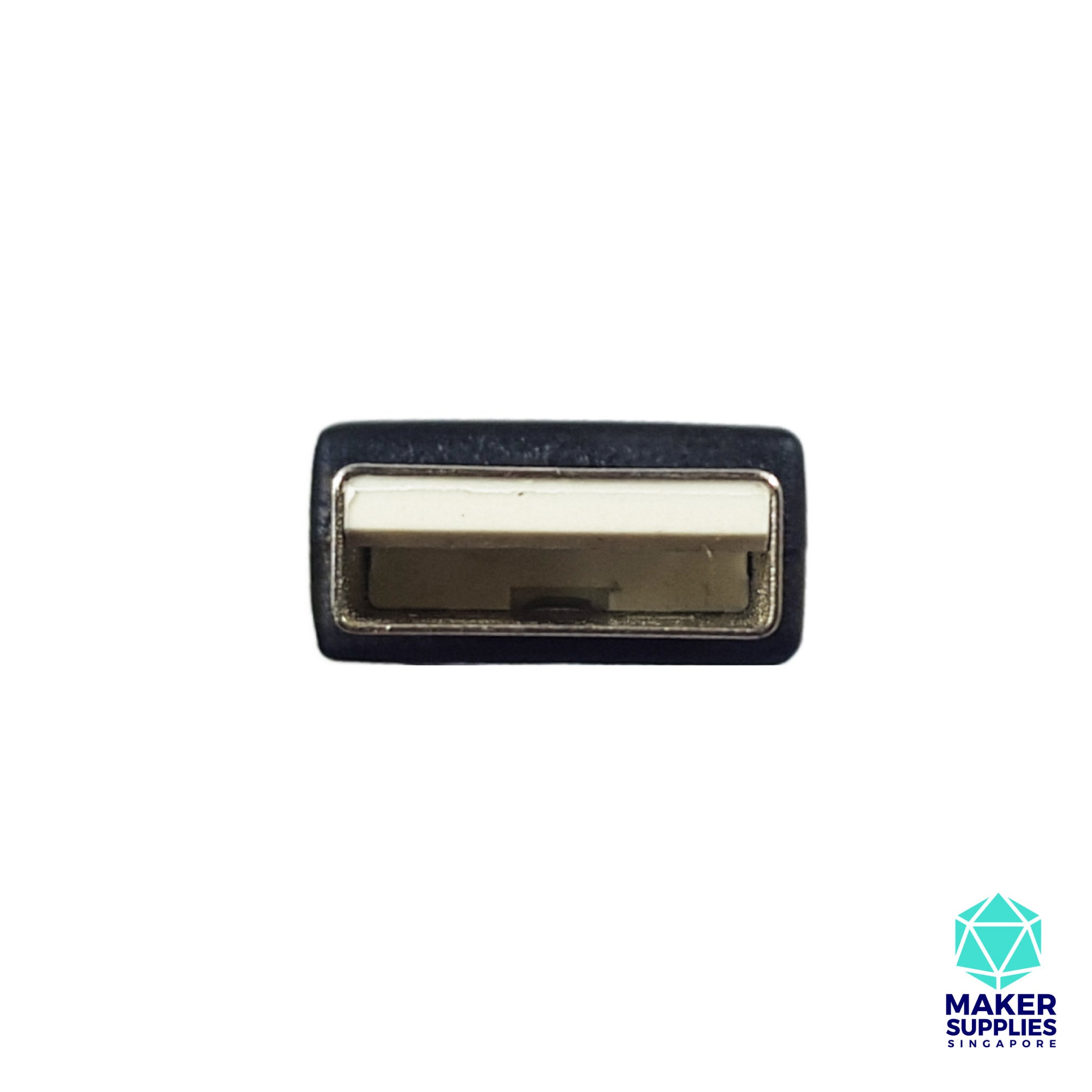 80cm Male USB A to Male USB Mini B Data Cable Black