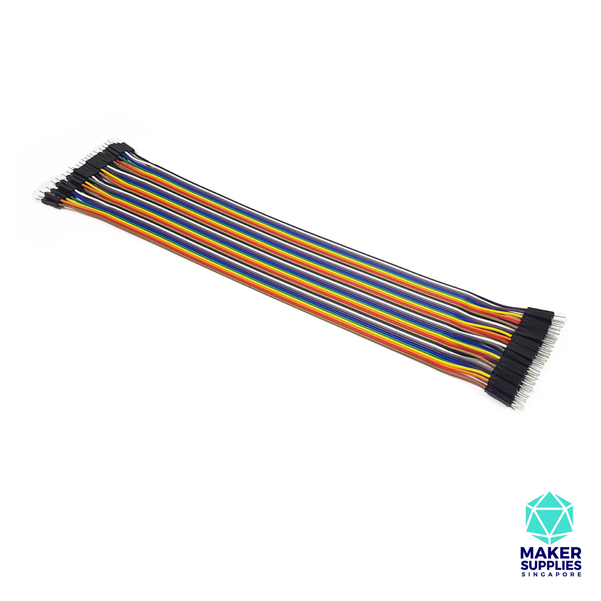 40pcs 30cm Male to Male Jumper DuPont Wire