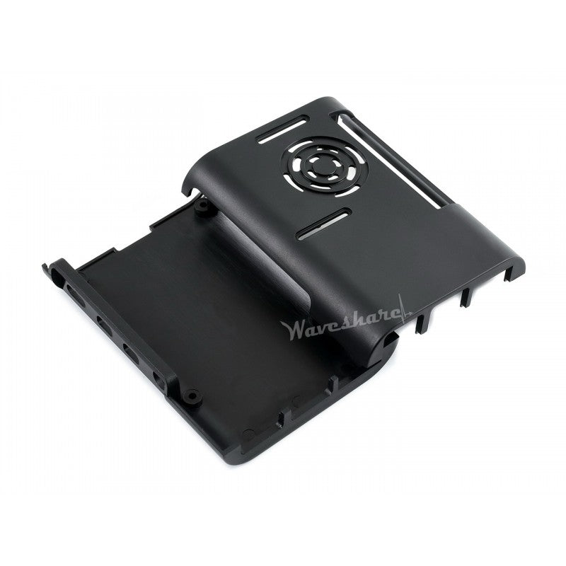 Raspberry Pi 4 Model B Black ABS Plastic Casing with Cooling Fan and Heat Sinks