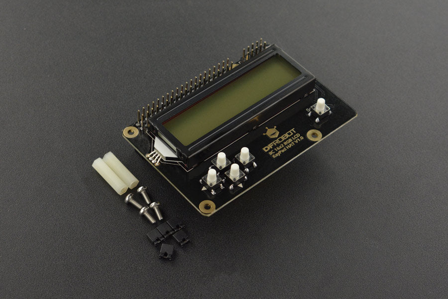 I2C 1602 RGB LCD and Keypad HAT for Raspberry Pi