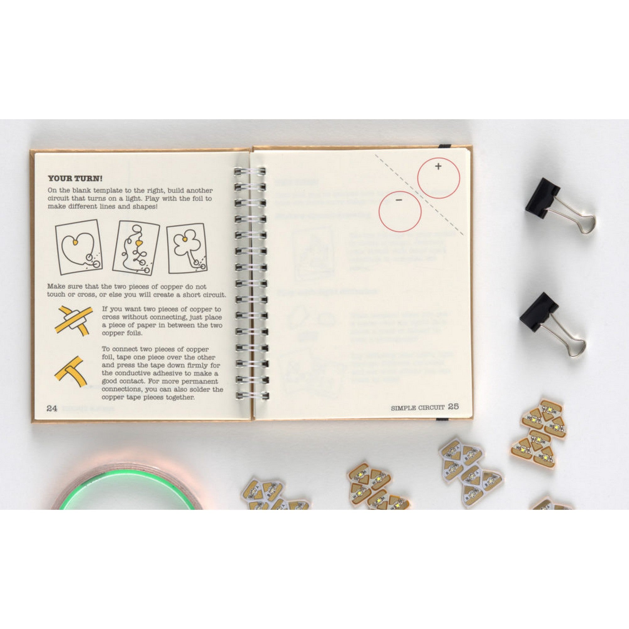 Chibitronics Chibi Lights LED Circuit Stickers STEM Starter Kit