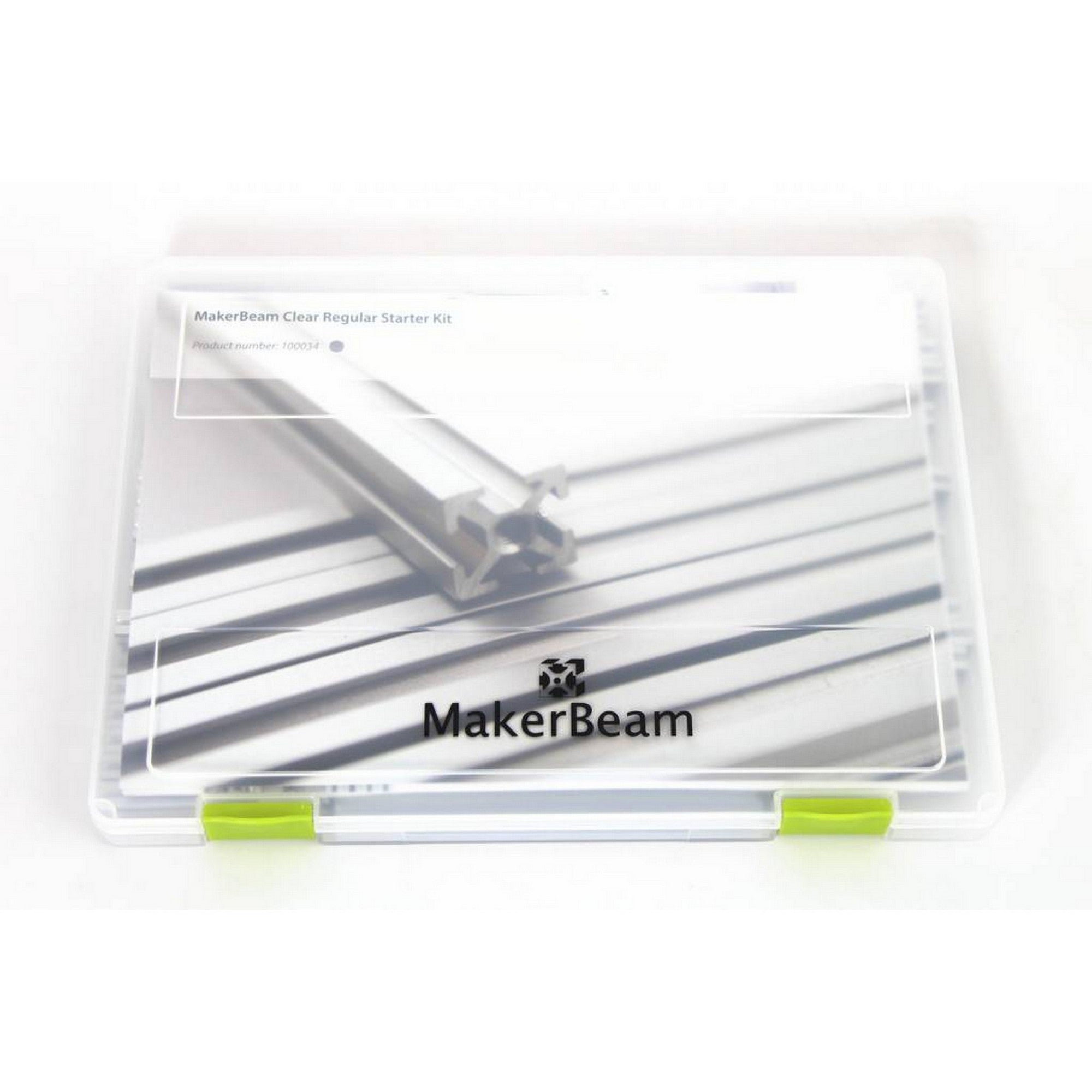 MakerBeam Regular Starter Kit 10x10mm Aluminum Profile Clear