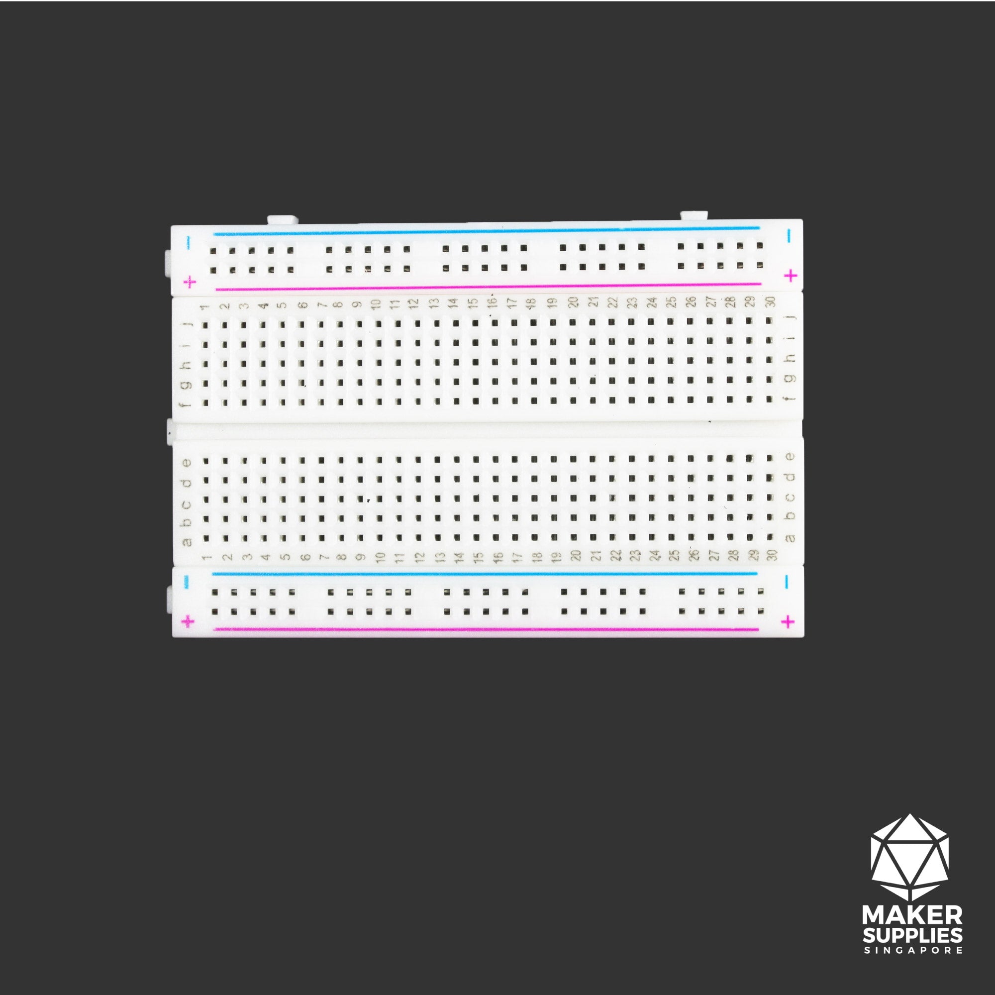 400 Tie Points White Solderless Breadboard